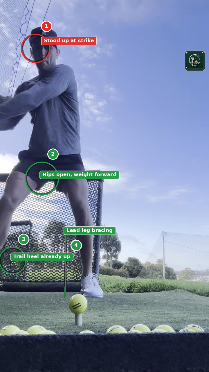 Annotated impact frame for Jack